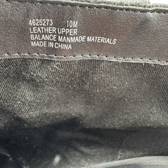 Crown Vintage Bootie Womens Size 10M Black Leather Ankle Boots outer zip - Picture 3 of 7